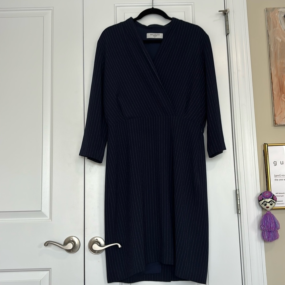 MM. Lafleur Pinstriped Quarter Sleeve Dresss